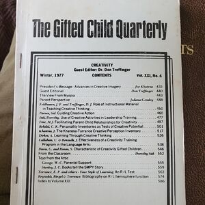 The Gifted Child Quarterly Journal